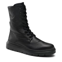 ECCO Polokozačky ECCO Nouvelle Black Spin V2 21621301001 Black Aeon Oil Nubuc
