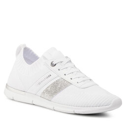 Tommy Hilfiger Snīkeri Tommy Hilfiger Feminine Lightweight Sneaker FW0FW05014 White YBR