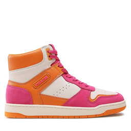 

Снікерcи Coach Hi Top Leather CD306 Bright Fuchsia/Chalk, Кольоровий