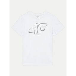 4F 4F Camiseta 4FJWMM00TTSHM1627 Blanco Regular Fit