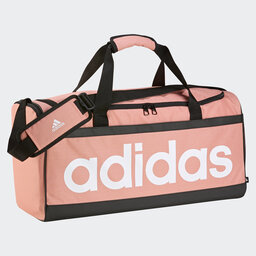 adidas Krepšys adidas Essentials Linear Duffel Bag Medium IL5764 wonder clay/white
