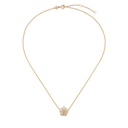 Tory Burch Намисто Tory Burch Kira Flower 158996 Золотий