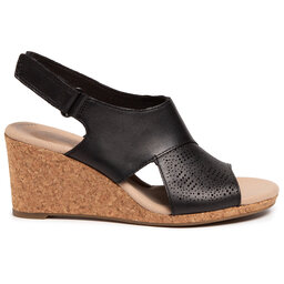 

Босоніжки Clarks Lafley Joy 261454214 Black Leather, Чорний