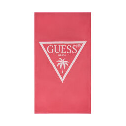 Guess Plážová osuška Guess E5GZ14 SG00P Růžová