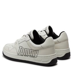 

Снікерcи Tommy Jeans Tjm Basket Logo EM0EM01257 Ecru YBL, Білий