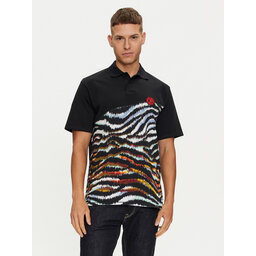 Just Cavalli Just Cavalli Pólóing 76OAG6R1 Fekete Regular Fit