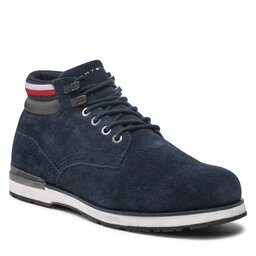 Tommy Hilfiger Snörskor Tommy Hilfiger Outdoor Hilfiger Suede Boot Desert Sky DW5