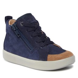 Superfit Šnurovacia obuv Superfit 1-000773-8000 S Blue/Brown