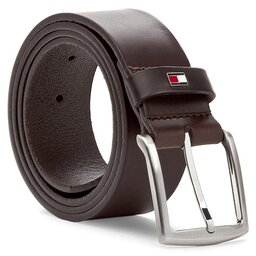 Tommy Hilfiger Pánsky opasok Tommy Hilfiger New Denton Belt 4.0 E367863162 Hnedá