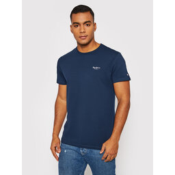 Pepe Jeans Pepe Jeans T-shirt Original Basic 3 N PM508212 Blu scuro Slim Fit