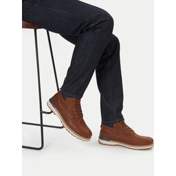 Lee Cooper Schnürschuhe Lee Cooper LCJ-24-03-3030MB Braun