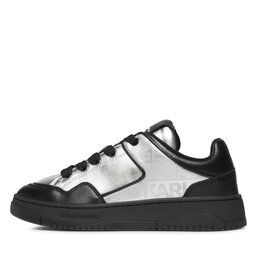 

Снікерcи Karl Lagerfeld Jeans KLJ53020 Mid Grey Lthr W/Black, Срібний