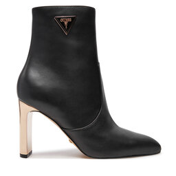 Guess Polokozačky Guess Caitte FLDCAT LEA10 Černá
