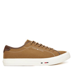 Tommy Hilfiger Tenisenes Tommy Hilfiger Hi Vulc Street Canvas FM0FM05515 Brūns