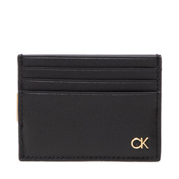 Calvin Klein Estuche para tarjetas de crédito Calvin Klein Ck Icon Cc Holder W/Clip K50K509625 BLK