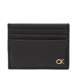 Calvin Klein Kredītkaršu turētājs Calvin Klein Ck Icon Cc Holder W/Clip K50K509625 BLK