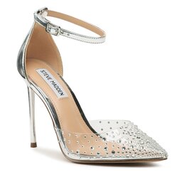 Steve Madden Sandały Steve Madden Ravaged Sandal SM11002564 SM11002564-751 Silver