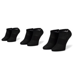 Mizuno Set di 3 paia di calzini corti da donna Mizuno Training Mid 3P 67UU950 Black/Black/Black 98