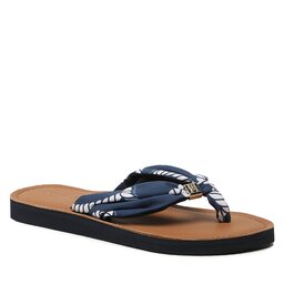 Tommy Hilfiger Flip flop Tommy Hilfiger Th Elevated Beach Sandal Print FW0FW07164 Space Blue DW6