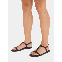 

Босоніжки Tommy Hilfiger Th Flat Sandal FW0FW07930 Black BDS, Чорний