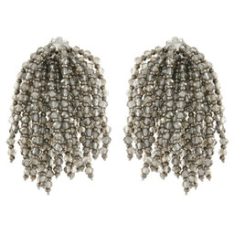 Weekend Max Mara Обеци с клипс Weekend Max Mara Kaki 2515751134650 Сив