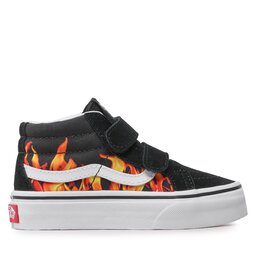 

Снікерcи Vans Sk8-Mid Reissu VN00018TBLK1 Digi Flamme Black, Чорний