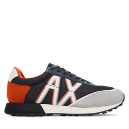 

Снікерcи Armani Exchange XUX157 XV588 T077 Navy+Slate+Orange, Cиній