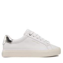

Снікерcи Calvin Klein Vulc Lace-Up HW0HW01342 White/Pale Gold 0LC, Білий
