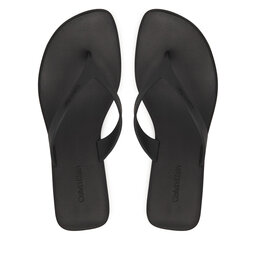 Calvin Klein Zehentrenner Calvin Klein Flip Flop Kitten Heel Thong Tpu HW0HW02965 Schwarz