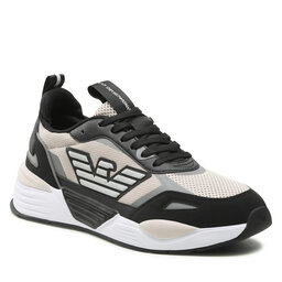 EA7 Emporio Armani Snīkeri EA7 Emporio Armani X8X070 XK165 R363 Black/Silver Cloud
