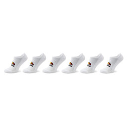 Ellesse 6 pares de calcetines cortos unisex Ellesse Reban Trainer Linear SBMA2301 White 908