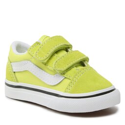 Zapatos vans verdes fosforescentes niñas hot sale