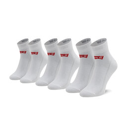 Levi's® 3 pár uniszex hosszú szárú zokni Levi's® 903051-001 White