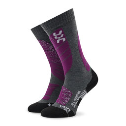 UYN Skidstrumpor UYN S100042 Medium Grey Melange/Purple G944