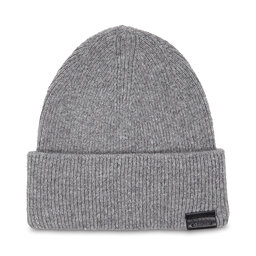 Calvin Klein Căciulă Calvin Klein Leather Patch Docker Beanie K50K510978 Ghost Gray PCD