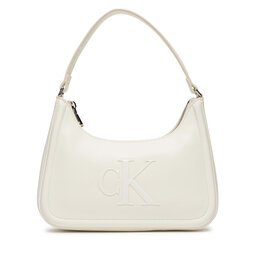 Calvin Klein Borsetta Calvin Klein Bold Ck Small Shoulder Bag LV04F3230G Bianco