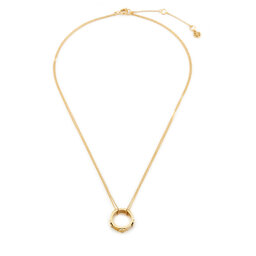Tory Burch Kaklarota Tory Burch Miller Stud Circle Pendant 160172 Zelta