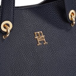 

Сумка Tommy Hilfiger Th Emblem Satchel AW0AW15177 Space Blue DW6, Cиній