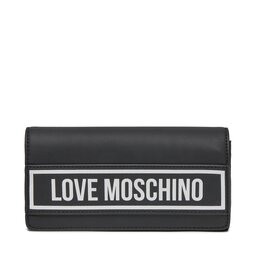 LOVE MOSCHINO Veľká dámska peňaženka LOVE MOSCHINO JC5720PP0HKG100A Nero/Bianco
