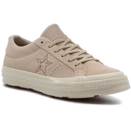 Converse Teniszcipő Converse One Star Ox 163189C Egret/Egret/Rhubarb