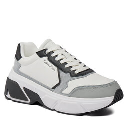 Calvin Klein Zapatillas Calvin Klein Low Top Lace Up HM0HM01294 White/Granite Road/Black 0K9