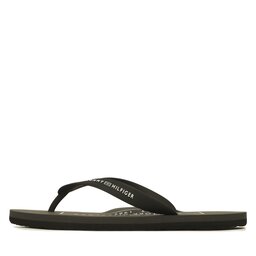 

В'єтнамки Tommy Hilfiger Rubber Hilfiger Beach Sandal FM0FM04468 Black BDS, Чорний