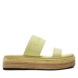 Calvin Klein Παντόφλες Calvin Klein Wedge Slide He HW0HW01966 Κίτρινο