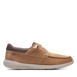 

Туфлі Clarks Gorwin Moc 26164691 Dark Sand Nubuck, Бежевий