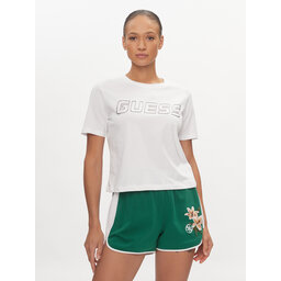 Guess Guess Marškinėliai Kiara V4GI18 I3Z14 Balta Boxy Fit