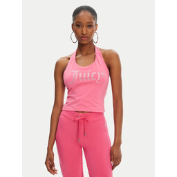 Juicy Couture Juicy Couture Топ Tied JCWCT125306 Рожевий Slim Fit