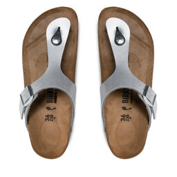 Birkenstock Šlepetės per pirštą Birkenstock Gizeh Bs 0043853 Sidabrinė