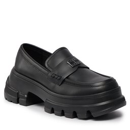 Tommy Jeans Slipper Tommy Jeans Tjw Chunky Loafer EN0EN02504 Black BDS