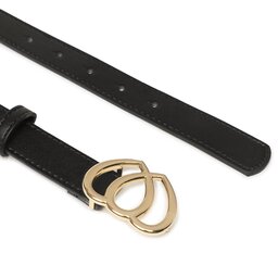 

Жіночий ремінь ONLY Kogpina Heart 15285867 Black, Чорний