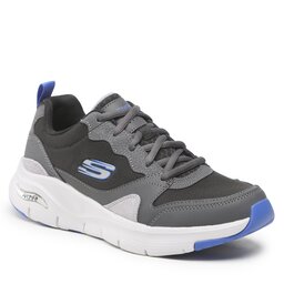 Skechers Sneakersy Skechers Konvoy 232204/BKGY Black/Gray